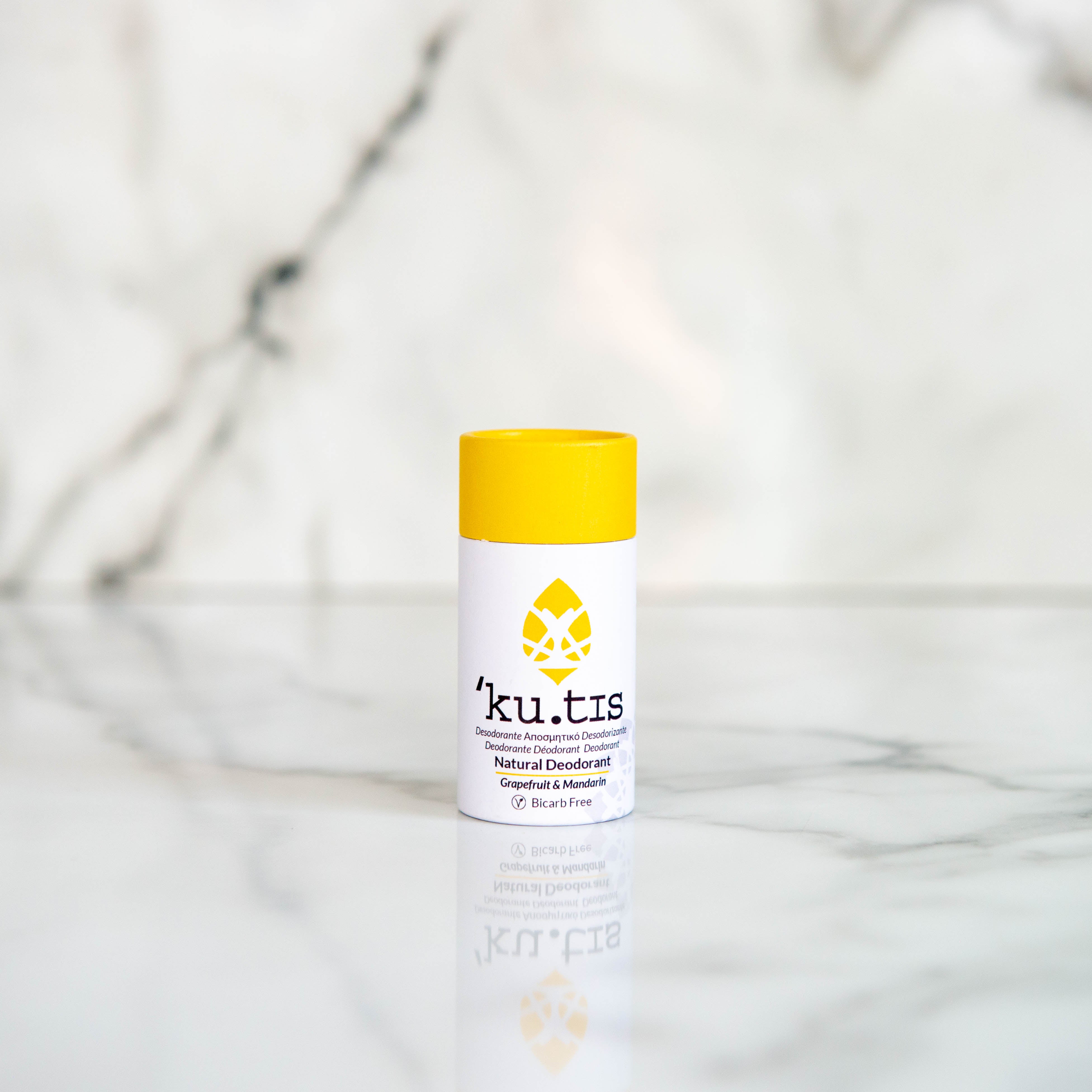 Kutis Skincare - Natural Deodorant Stick Bicarb Free: Grapefruit & Mandarin - Life Before Plastic